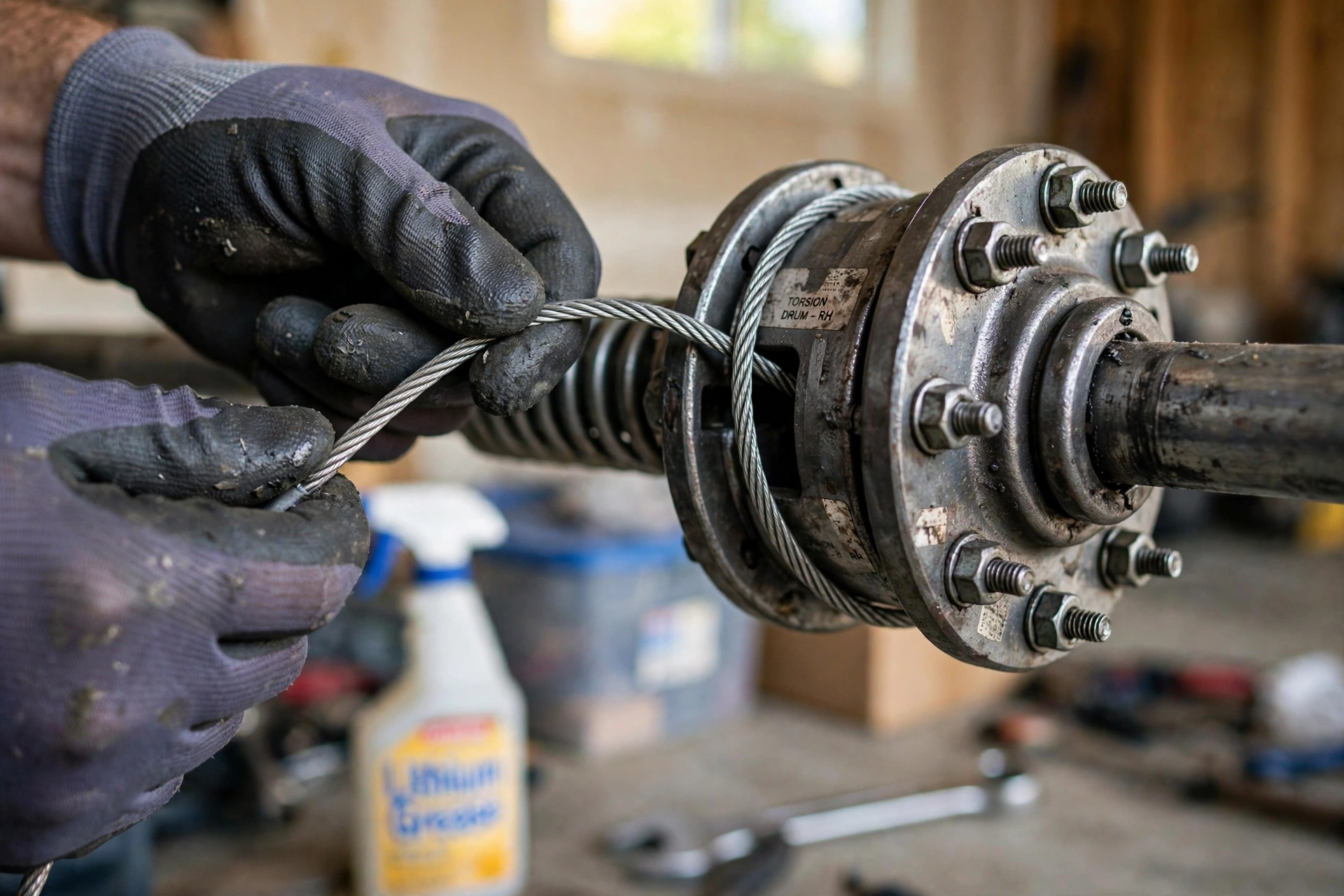 Garage door cable repair and replacement in Kennewick